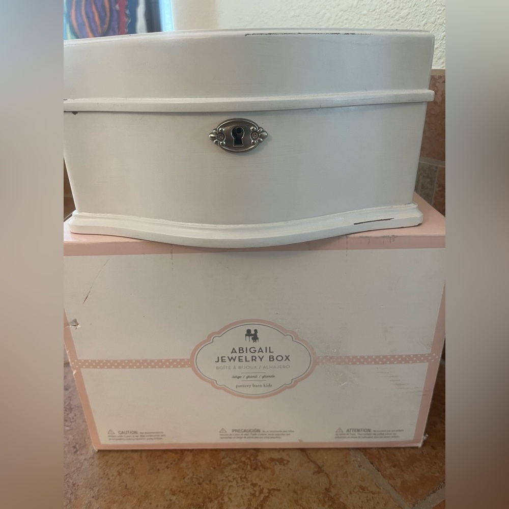 Pottery Barn Large Abigail Jewelry Box
